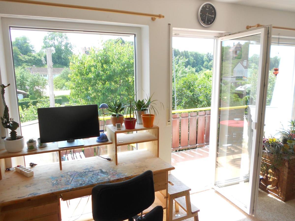 Grosses Zimmer Bad Kueche Wohnzimmer Terasse Garten Zentral Ruhig Landsberg am Lech Luaran gambar